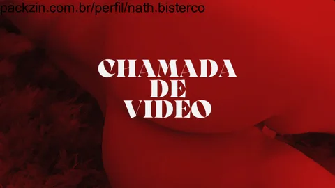 Chamada de video com a loirinha