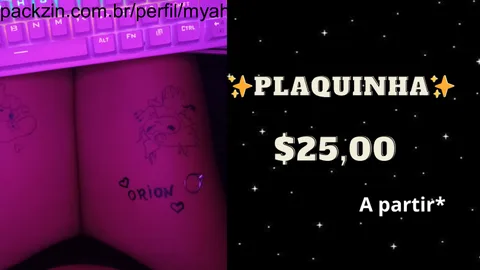 Imagem do serviço ✨PLAQUINHA✨