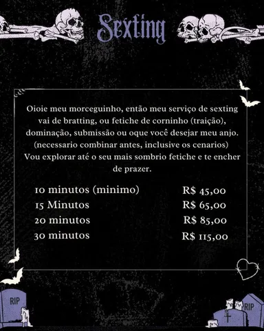 Imagem do serviço Sexting🦇           ⚠️LEIA A DESCRIÇÃO MOR⚠️