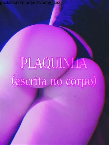 Imagem do serviço Plaquinha (escrita no corpo)