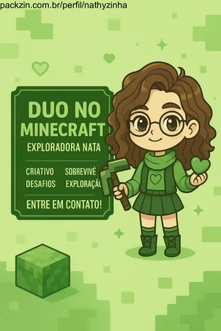 Imagem do serviço 🏰 Duo Minecraft + Diversão 💕
