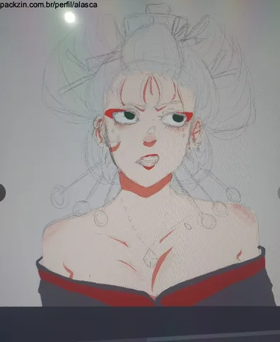 Imagem do serviço 🌸Faço uma sketch do seu personagem 🌸