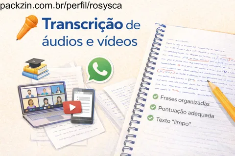 Imagem do serviço VOU TRANSCREVER TUDO PRA VOCÊ ❤