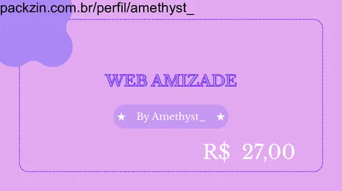 Imagem do serviço Web Amizade  – Companhia virtual feita pra você! 💜