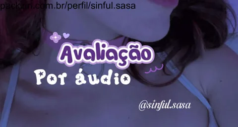 Te avalio por áudio ☆