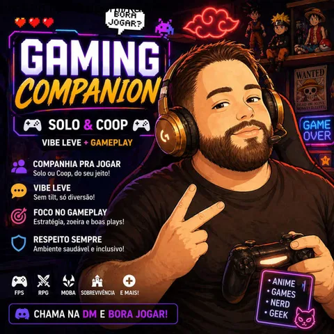 Imagem do serviço Gaming Companion - Companhia pra Jogar