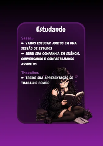 Imagem do serviço ⛧°.⋆༺SESSÃO DE ESTUDO༻⋆.°⛧