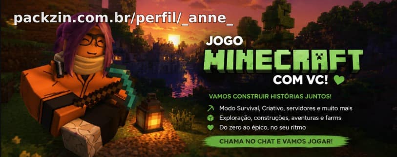 Imagem do serviço ⛏️ Jogo Minecraft com você! (Com ou sem call)