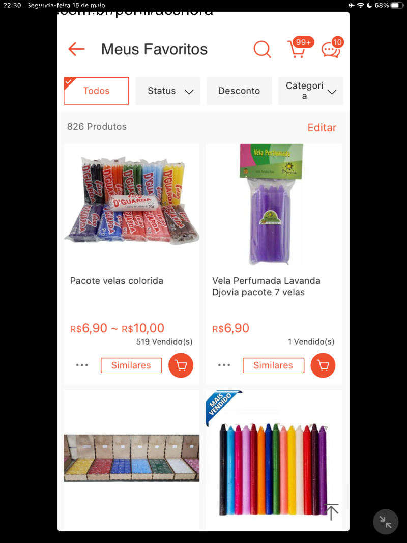 Imagem do pack Velas para o meu altar