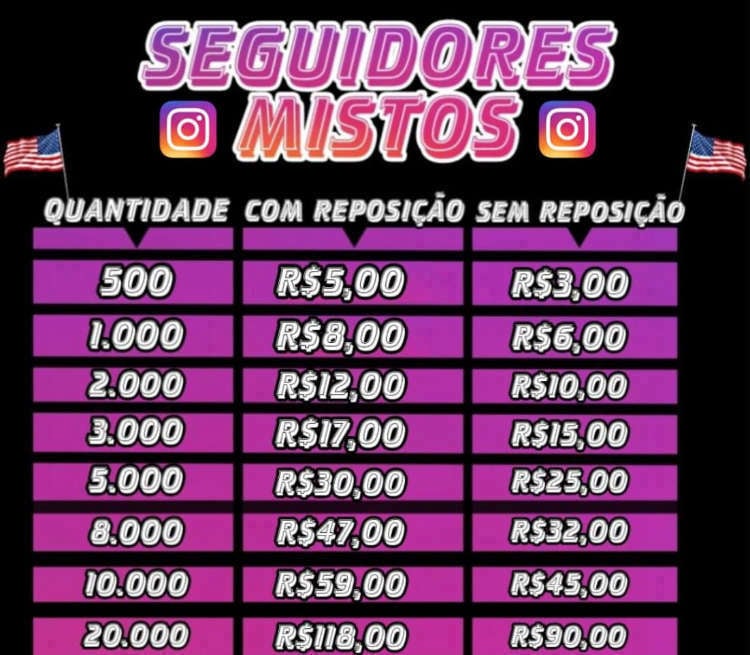 Imagem do pack VENDO SEGUIDORES PARA INSTAGRAM
