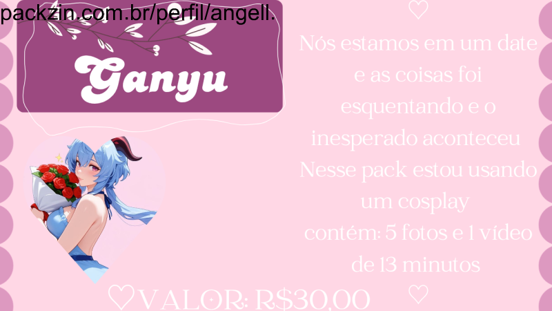 Imagem do pack Encontro com Ganyu