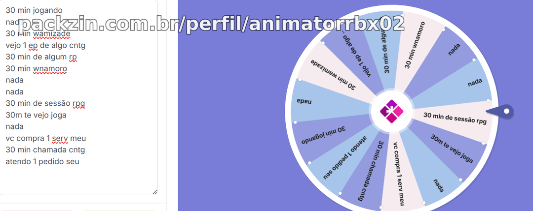 Imagem do pack Roleta da sorte