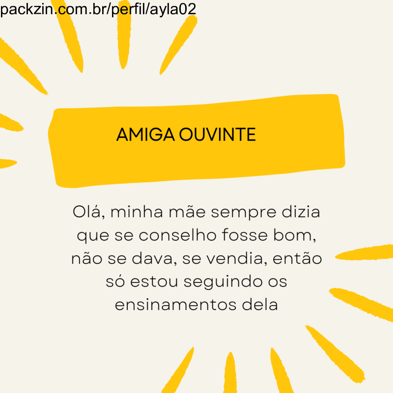 Imagem do serviço AMIGO OUVINTE
