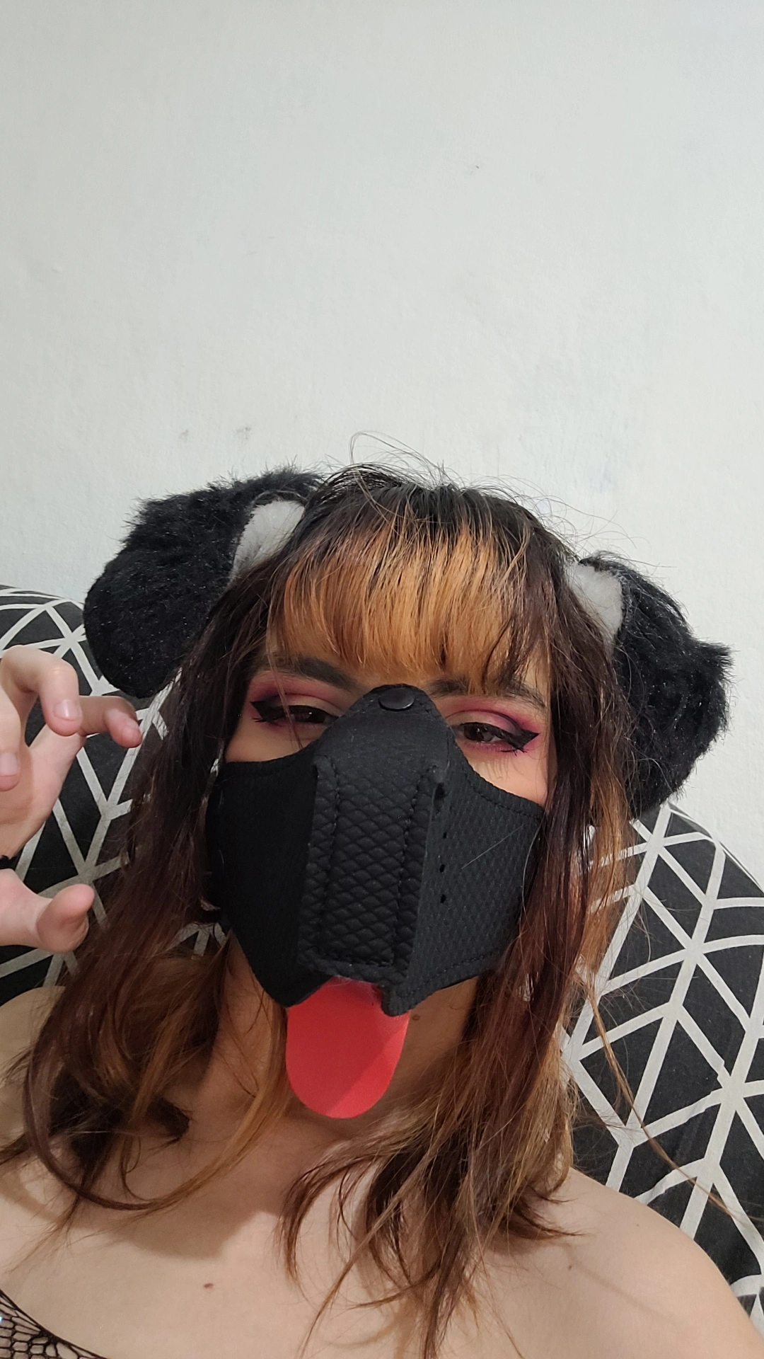 Imagem do pack Cadelinha sentando no dildo enorme