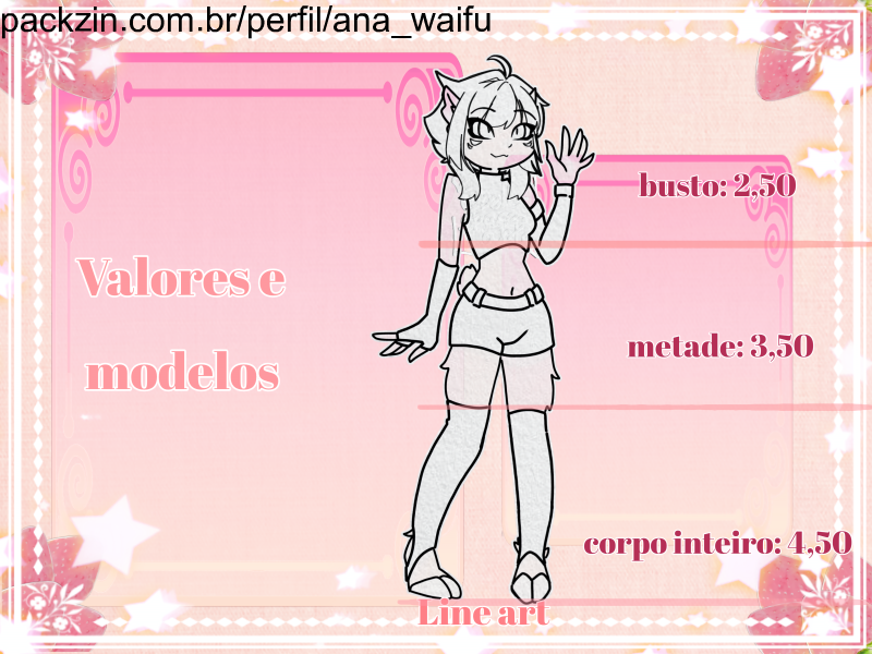 Imagem do serviço COMISSÕES ABERTAS!! ★Line art★