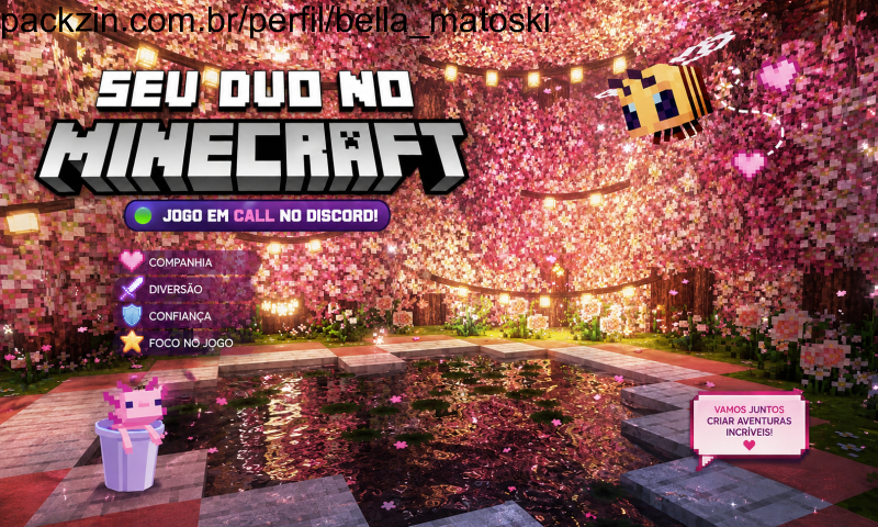 Imagem do serviço ✨💕 seu duo no minecraft 💕✨