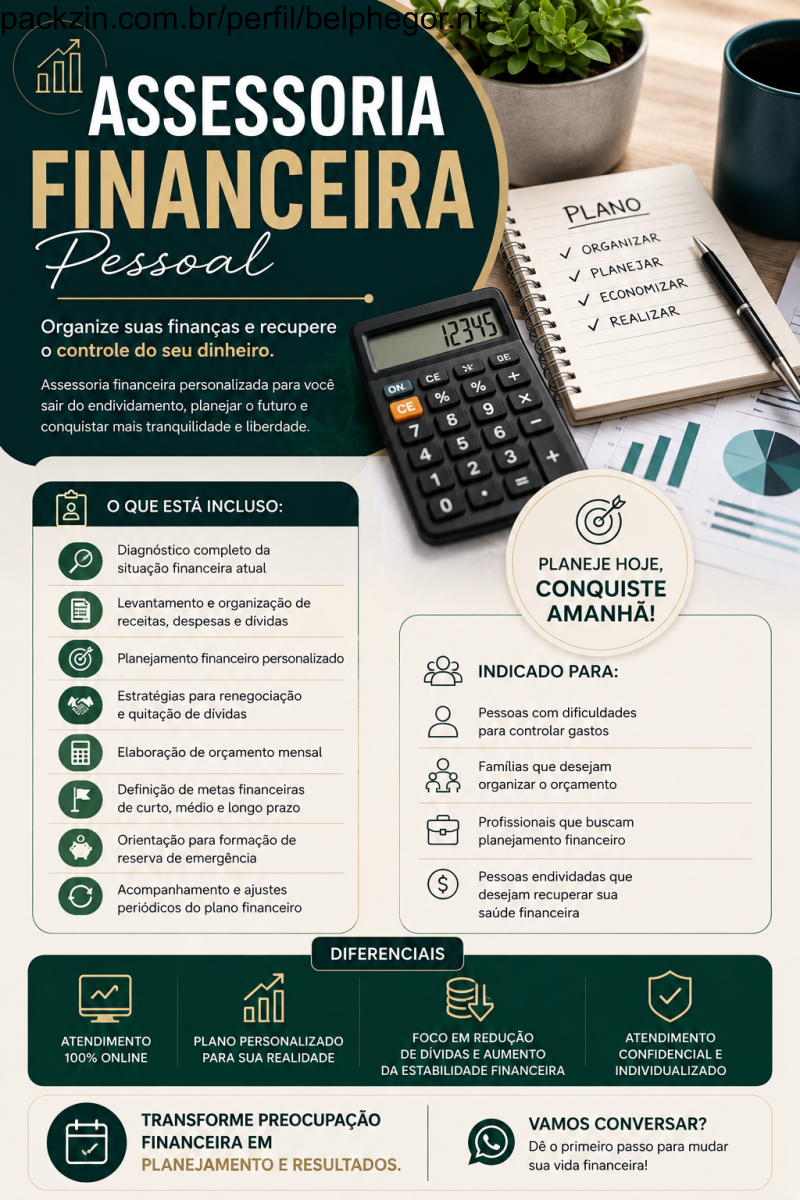 Imagem do serviço Assessoria financeira PF