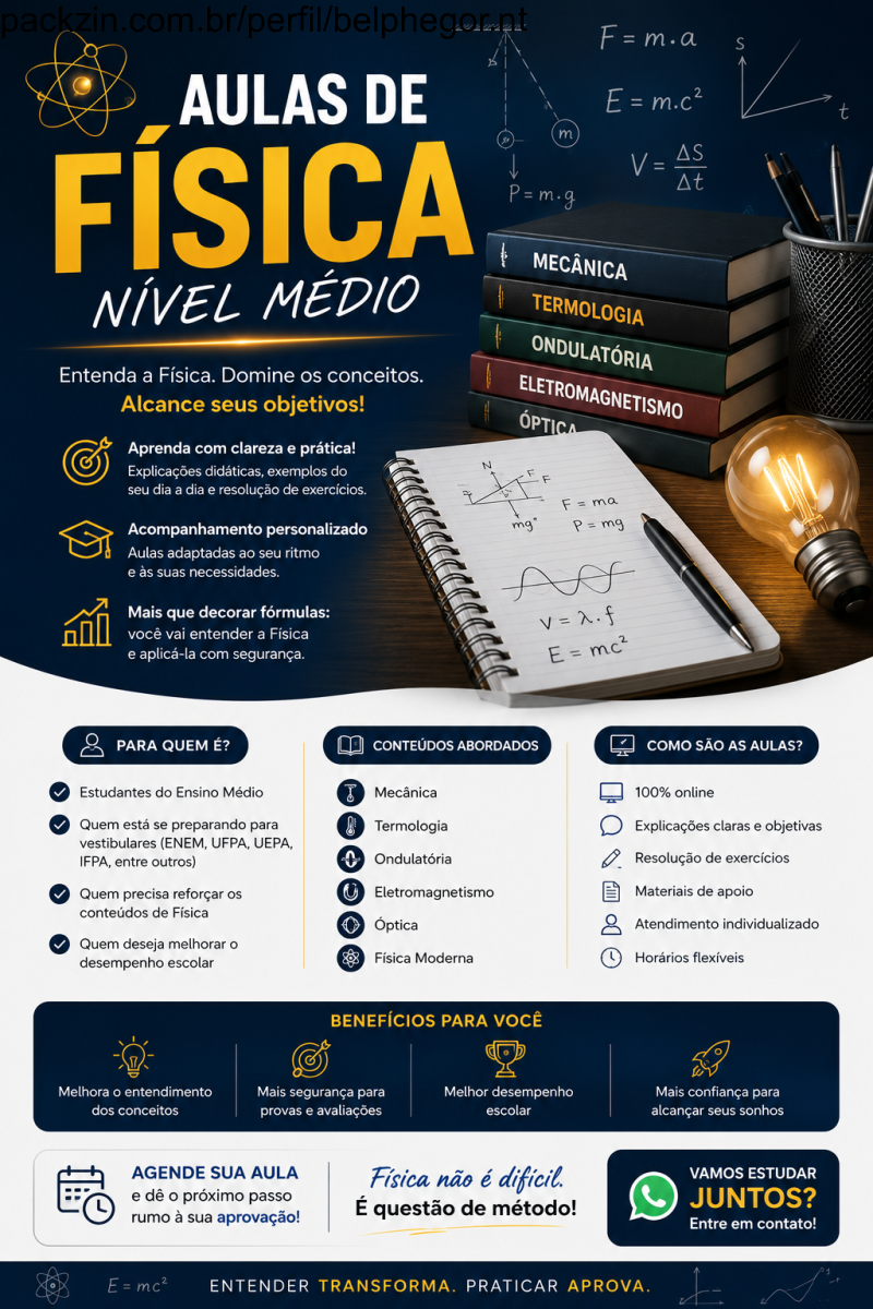 Imagem do serviço Aulas de física nível médio