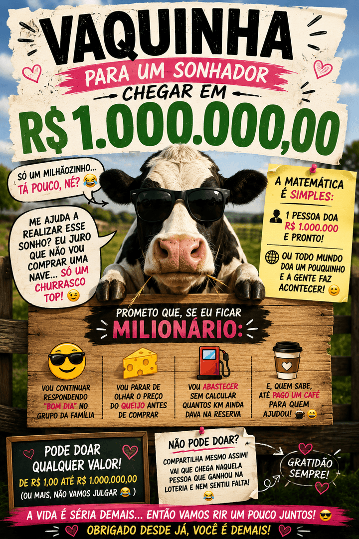 Imagem do pack PROJETO: AJUDE UM SONHADOR A VIRAR MILIONÁRIO