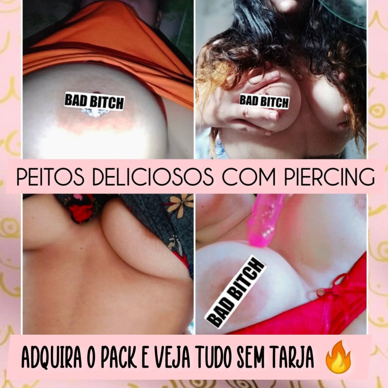 Imagem do pack PEITOS - vídeos e fotos de peitos deliciosos com piercing