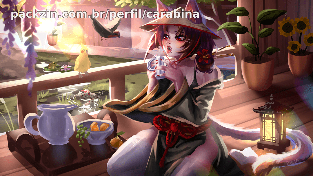 Imagem do serviço desenho splash art COMPLETA de LOL da sua OC!