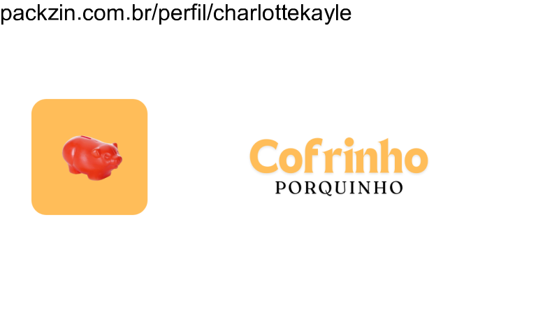 Imagem do pack Cofrinho Porquinho