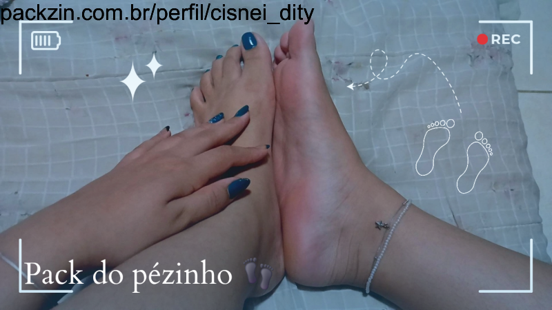 Imagem do pack Alisando meus pézinhos com minha mão 👣