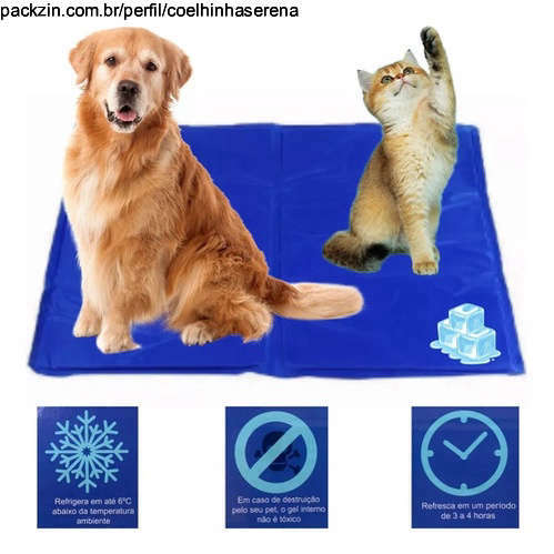 Imagem do pack 2 Tapetes gelados para meus pets! 🤍