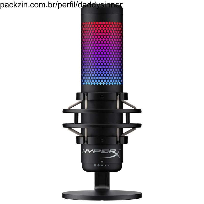 Imagem do pack Mic HyperX QuadCast S pra gf