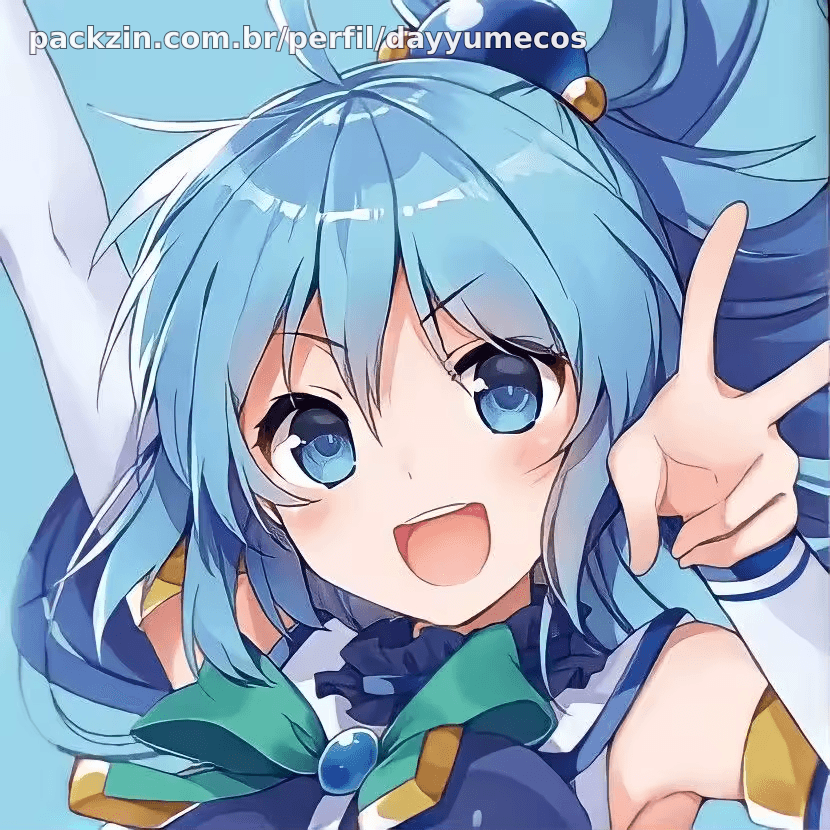 Imagem do pack Deusa Aqua (konosuba)