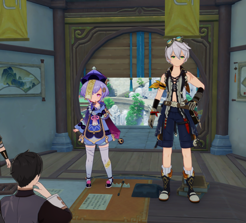 Imagem do serviço Duo no genshin! + call no discord