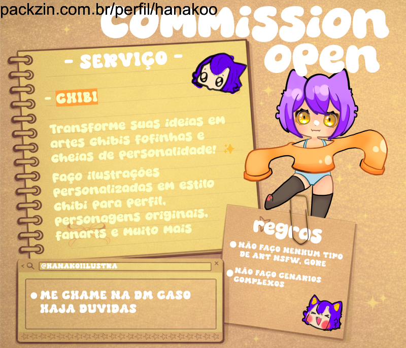 Imagem do serviço 🌟 Personagem Chibi 🌟