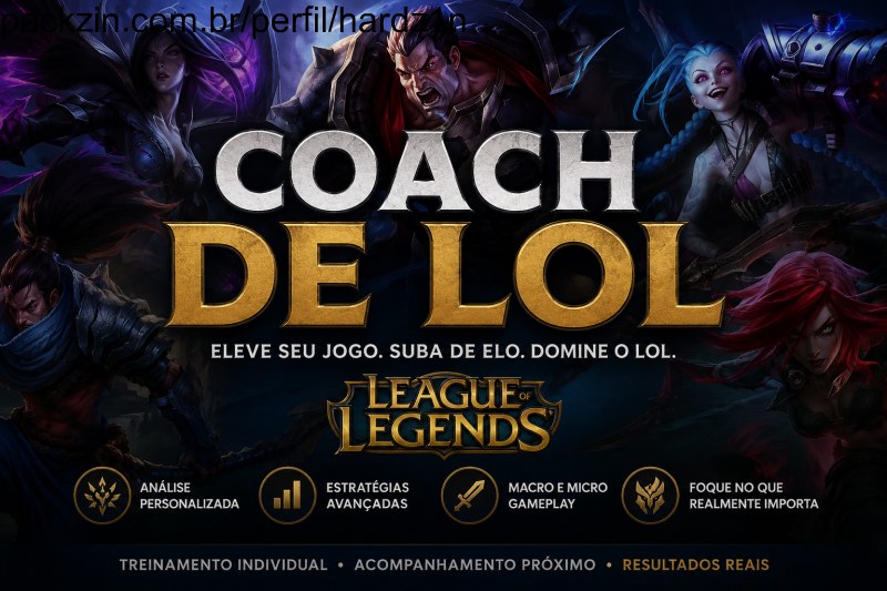 Imagem do serviço " COACH "TE AJUDO NO LOLZINHO
