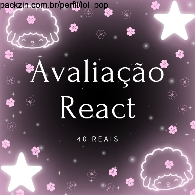 Imagem do serviço 💕 AVALIAÇÃO REACT. 💕