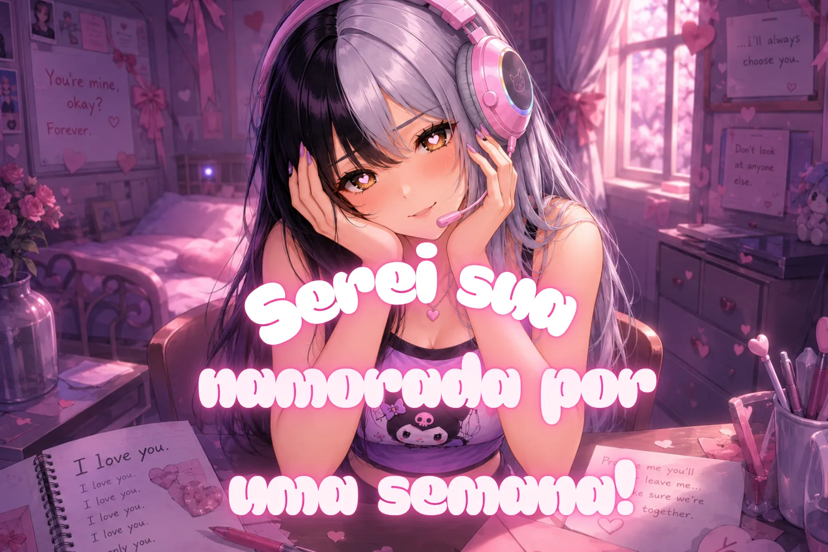 Imagem do serviço Serei sua namorada por uma semana! 🩷