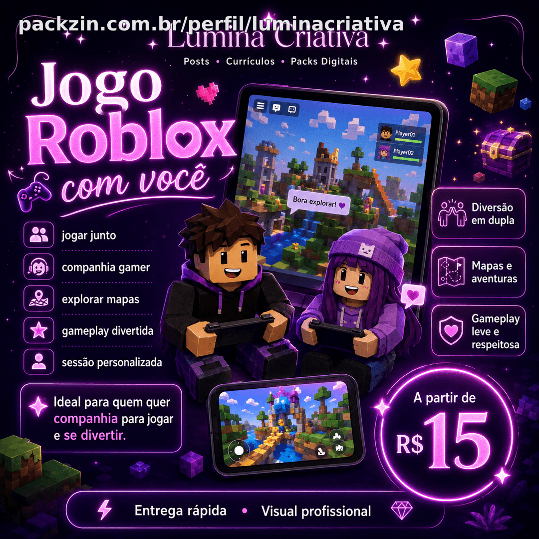 Imagem do serviço Jogo Roblox com você
