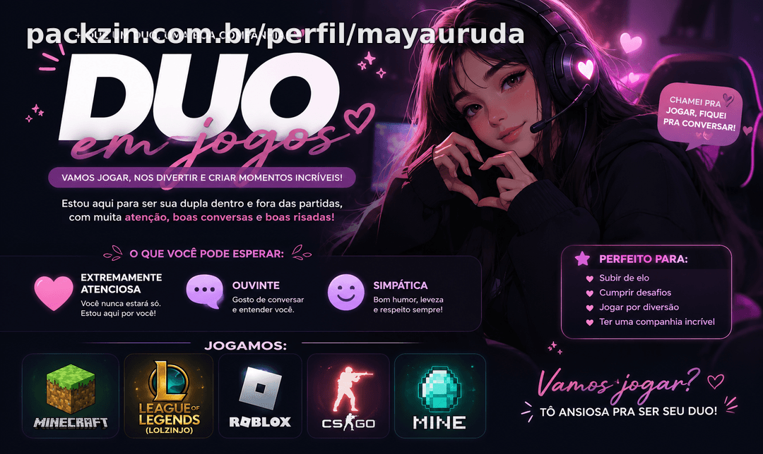 Imagem do serviço Companhia em jogos… até conversas profundas 👾❤️