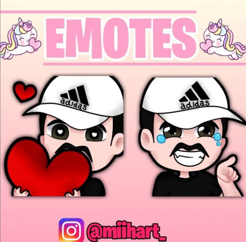 Imagem do serviço Faço emotes pra Twitch, Painéis pra você