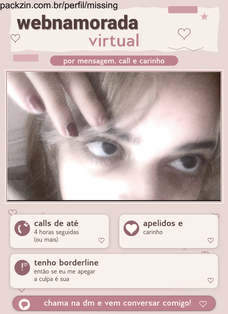 Imagem do serviço Webnamorada ou Webamiga ❤️ 24h de Companhia Virtual ✨
