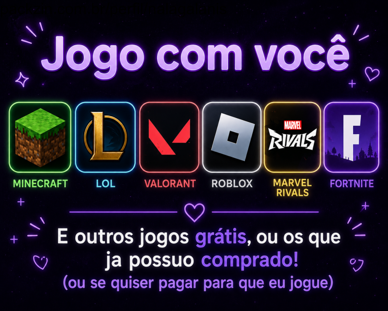 Imagem do serviço Jogo jogos com você por 1 hora!