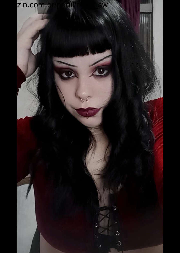 Webnamoro com a gótica rabuda 🖤 - Packzin