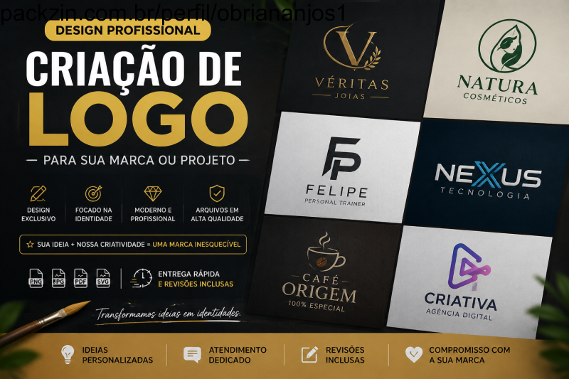 Imagem do serviço 🎨 Criação de Logo Profissional para sua Marca ou Projeto