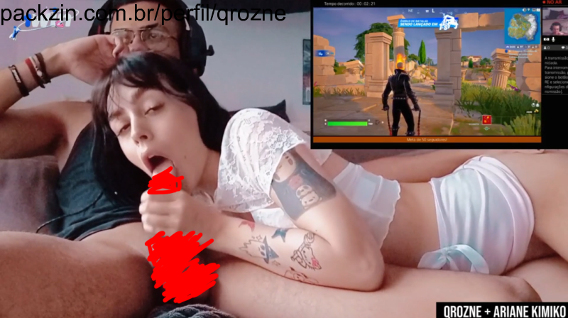 Imagem do pack BOQUETE EM LIVE NA TWITCH JOGANDO FORNITE