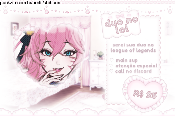 Imagem do serviço ꒰ ♡ ꒱ jogo lol com você por 1 hora