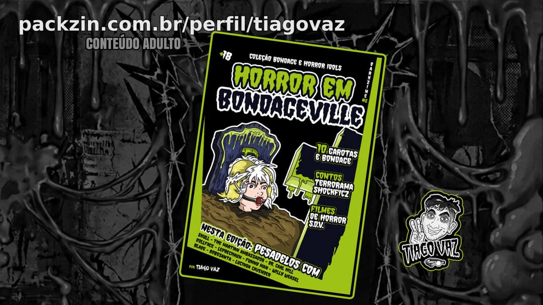 Imagem do pack Zine "Horror em Bondageville #2" | (NSFW)