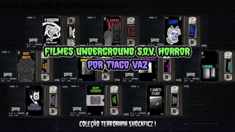 Imagem do pack 10 Mini Filmes Trash/S.O.V. de Horror