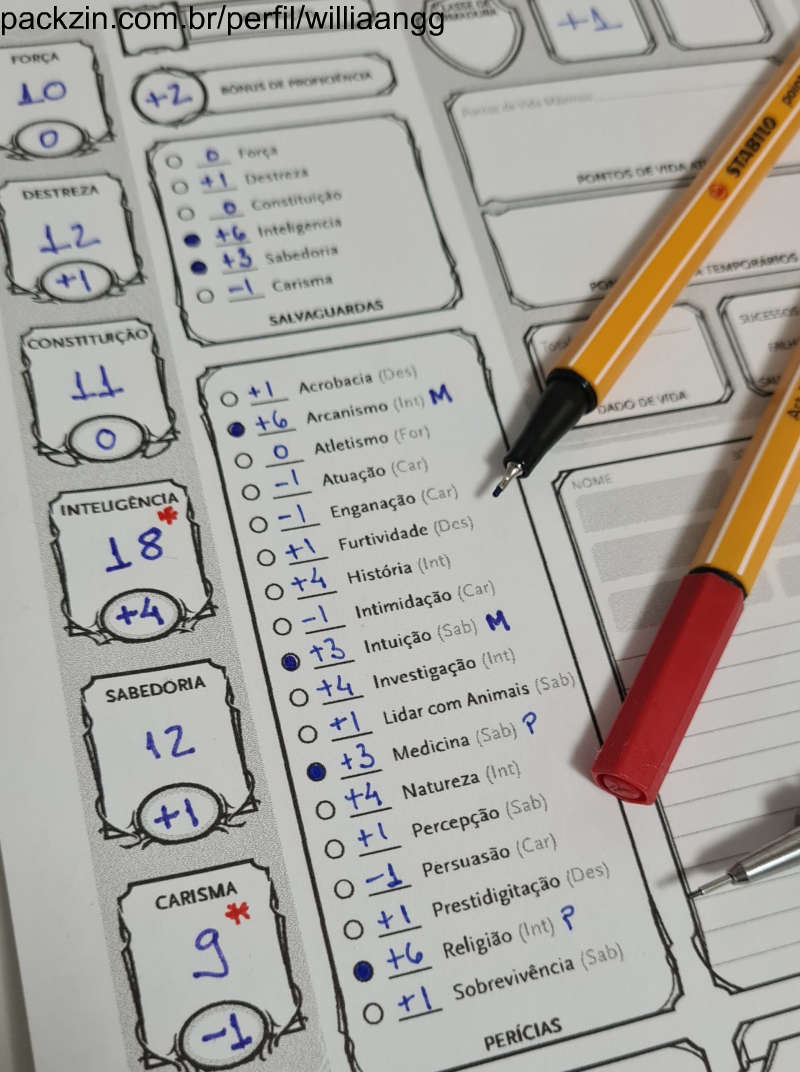 Imagem do serviço Participo do deu RPG de mesa (D&D 5.0)
