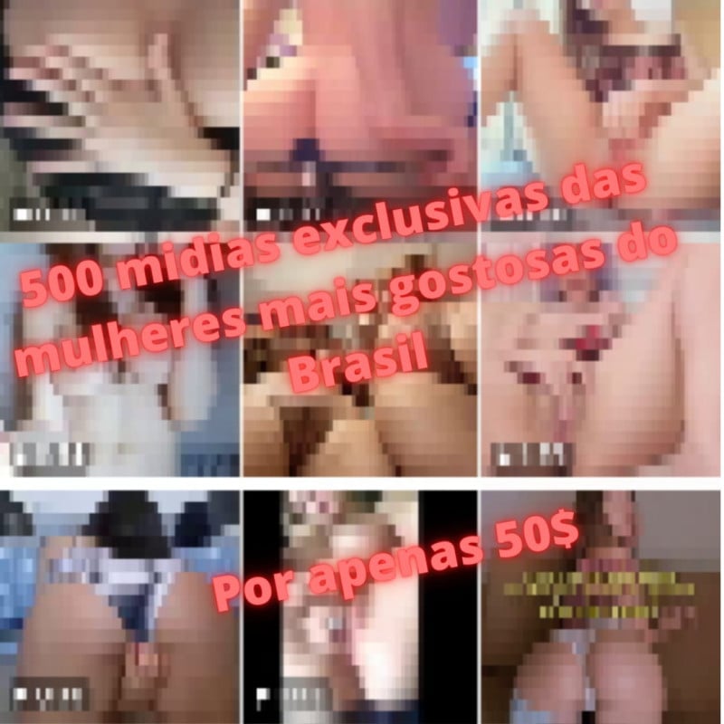 Imagem do pack 500 fotos/videos exclusivos dos onlyfans mais cobiçados do Brasil (conteudo enviado pelo whatsapp ou telegran)