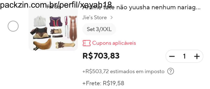 Imagem do pack Cosplay Raphtalia