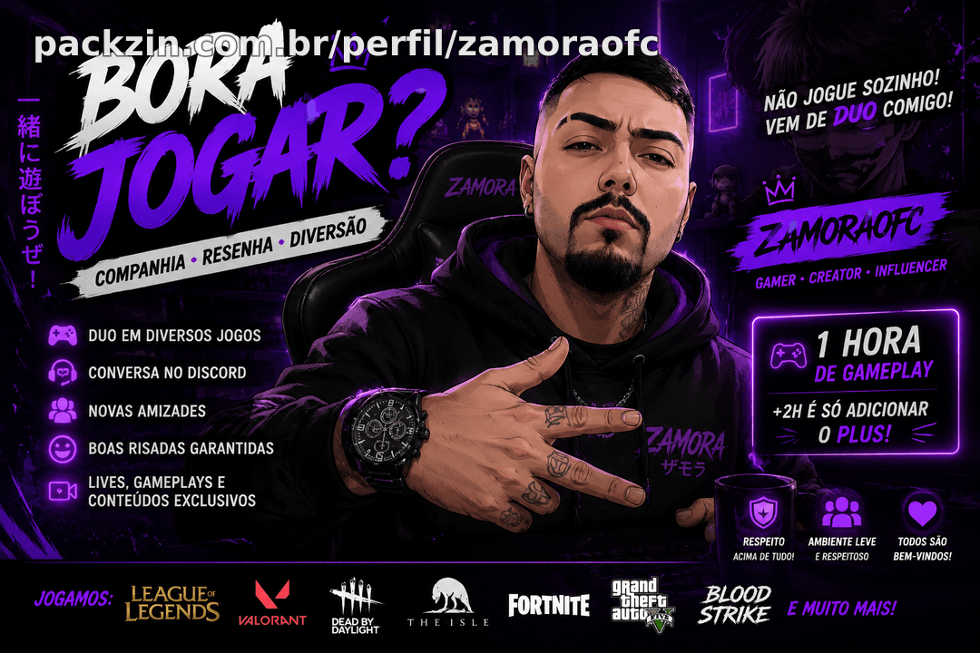 Imagem do serviço 🎮 Duo Gamer | Vamos jogar juntos e aproveitar a gameplay